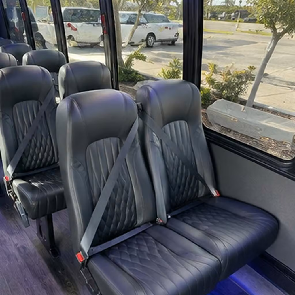 30 passenger minibus inside