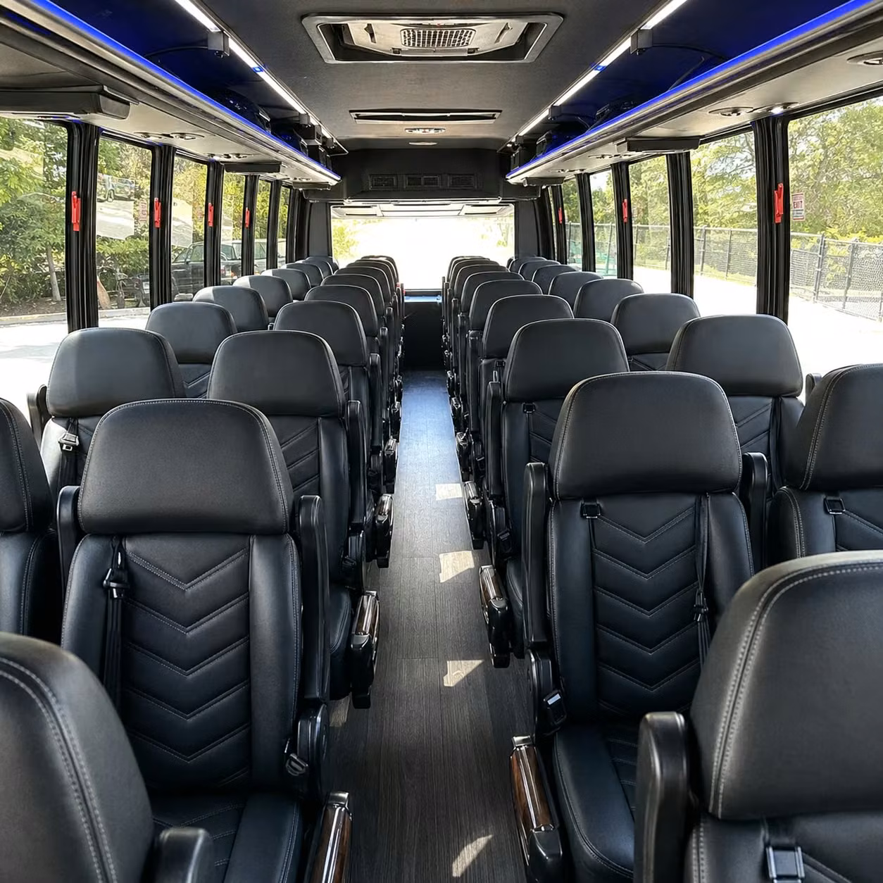 35 passenger minibus inside
