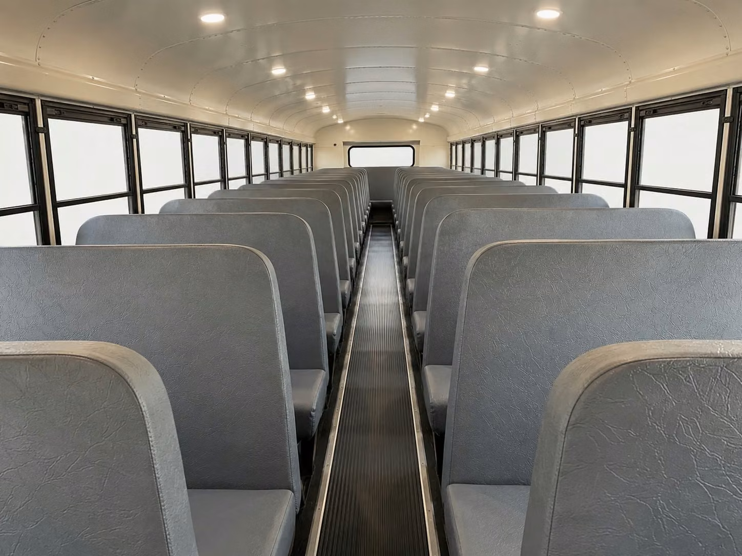 school bus interior