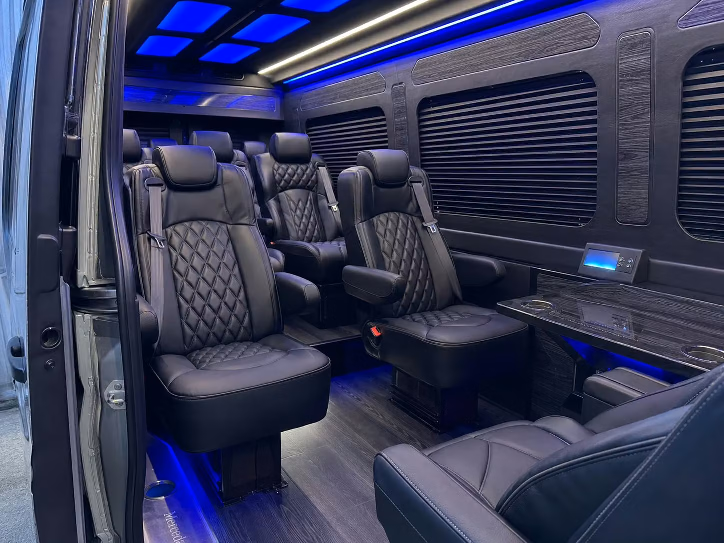 sprinter van transportation for groups and events across hollywood